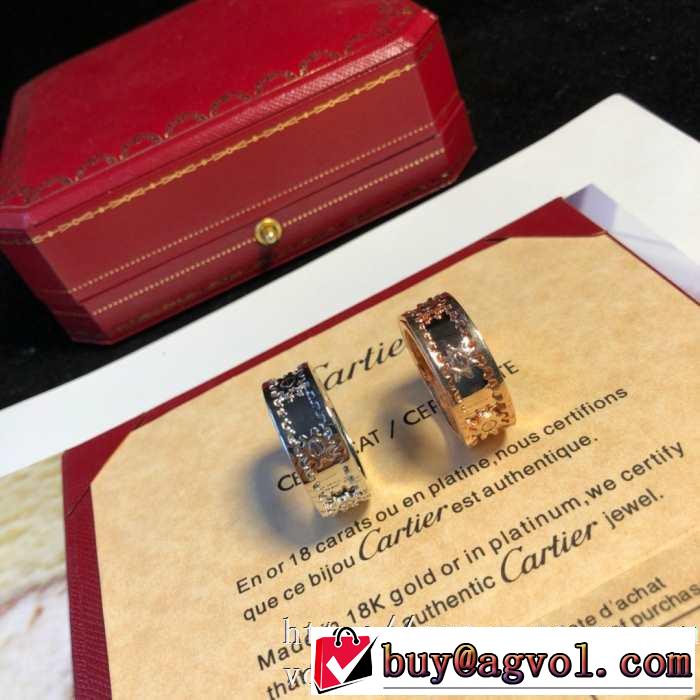 CARTIER 程よい最新作 リング/指輪 普段見ないデザインばかり カルティエ 春夏コレクション新品