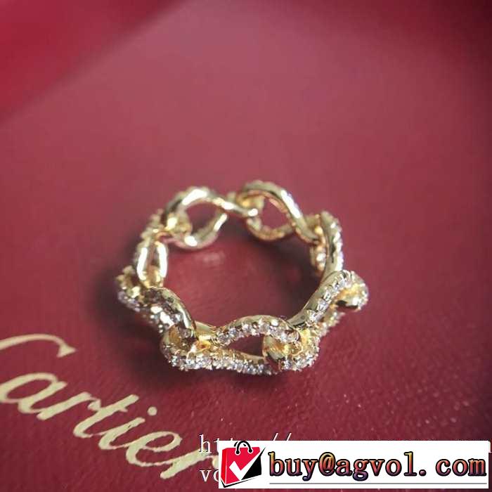 カルティエ非常にシンプルなデザインな  CARTIER 価格帯が低い リング/指輪 高級感のある素材