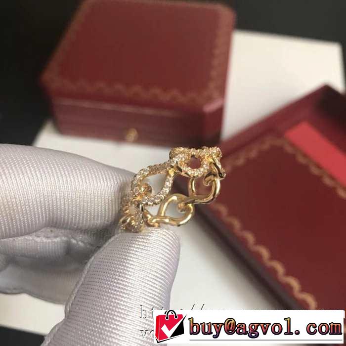 カルティエ非常にシンプルなデザインな  CARTIER 価格帯が低い リング/指輪 高級感のある素材