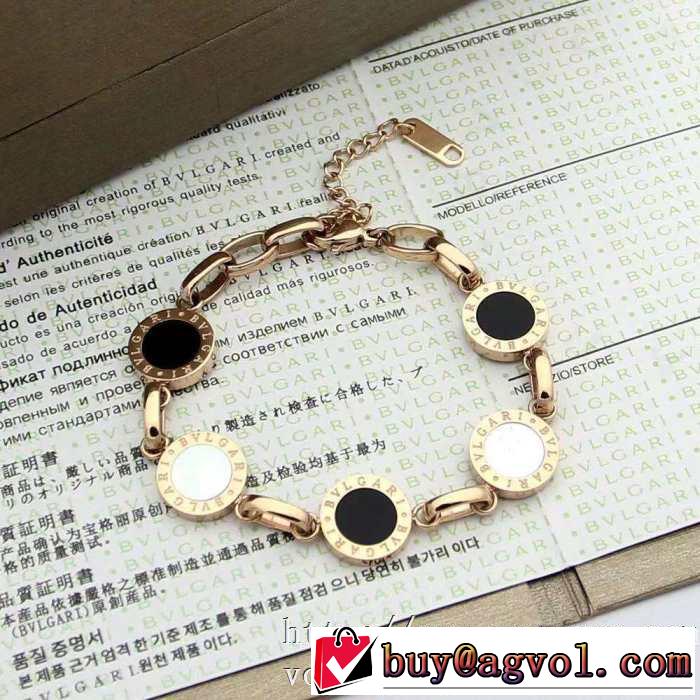 2020SS人気 ブルガリ 3色可選 BVLGARI 今回注目する ブレスレット 2年以上連続１位獲得