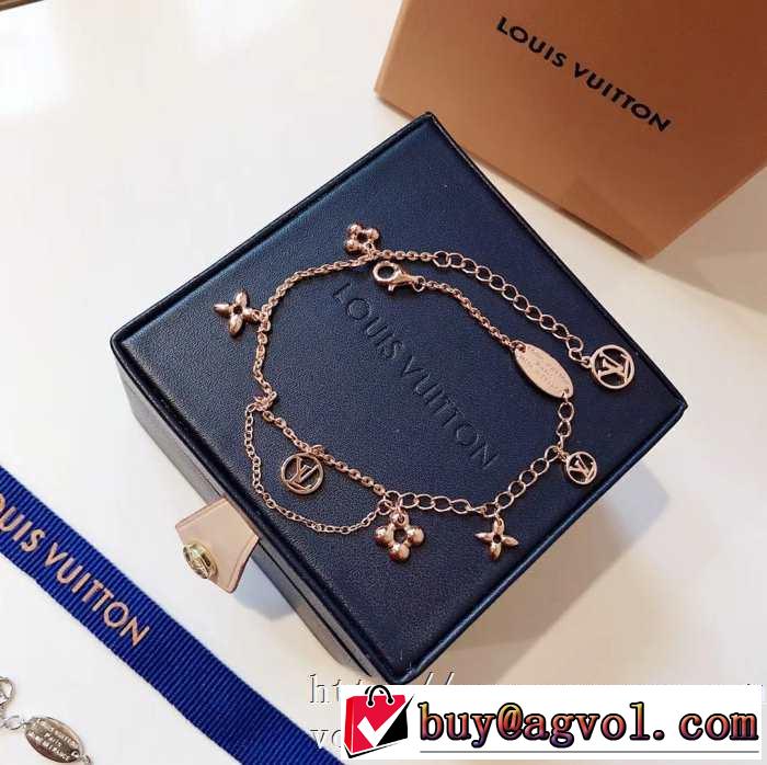 2色可選 日本未入荷カラー ルイ ヴィトン LOUIS VUITTON 海外でも大人気 ブレスレット 上品に着こなせ