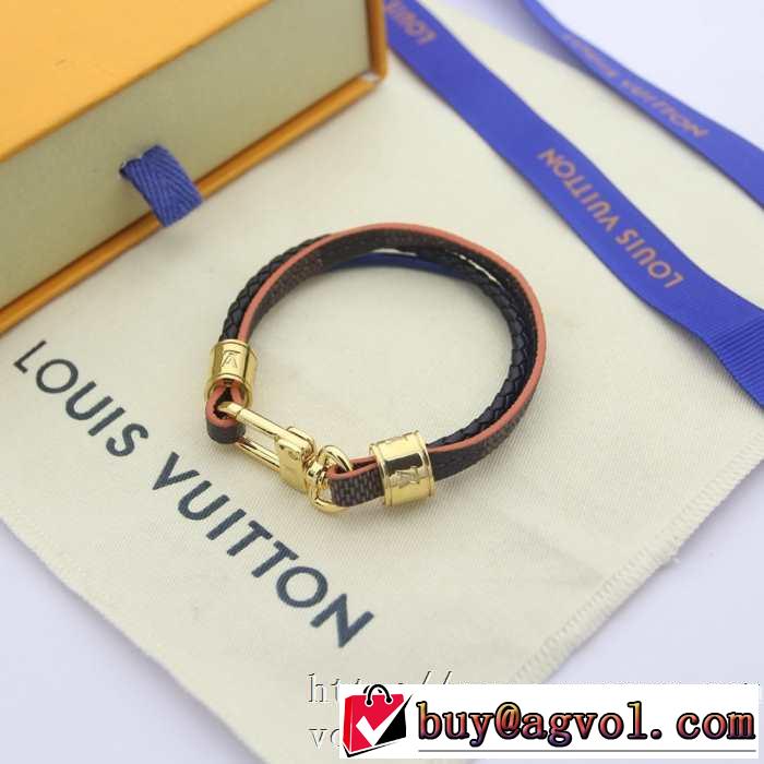 3色可選 通勤通学どちらでも使え  LOUIS VUITTON 素敵なアイテム ブレスレット ルイ ヴィトン 万能に使える