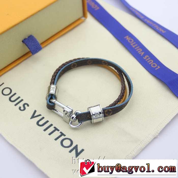 3色可選 通勤通学どちらでも使え  LOUIS VUITTON 素敵なアイテム ブレスレット ルイ ヴィトン 万能に使える