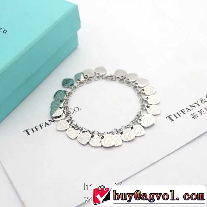 3色可選 ファッショニスタを中心に新品が非常に人気 ティファニー Tiffany&Co 2020春新作 ブレスレット