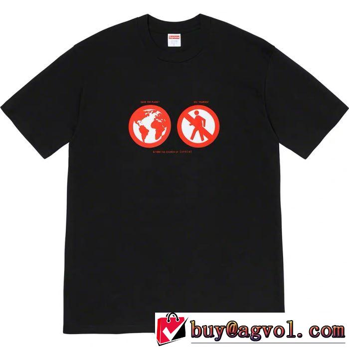 愛らしい春の新作 シュプリーム SUPREME 3色可選 SUPREME 19FW  SAVE THE PLANET TEE  Tシャツ/半袖