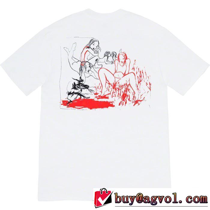 さらに魅力的 2色可選  Tシャツ/半袖 Supreme FW19 Week7 Heroines Tee  １点限り！VIPセール