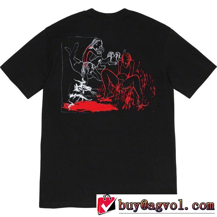さらに魅力的 2色可選  Tシャツ/半袖 Supreme FW19 Week7 Heroines Tee  １点限り！VIPセール