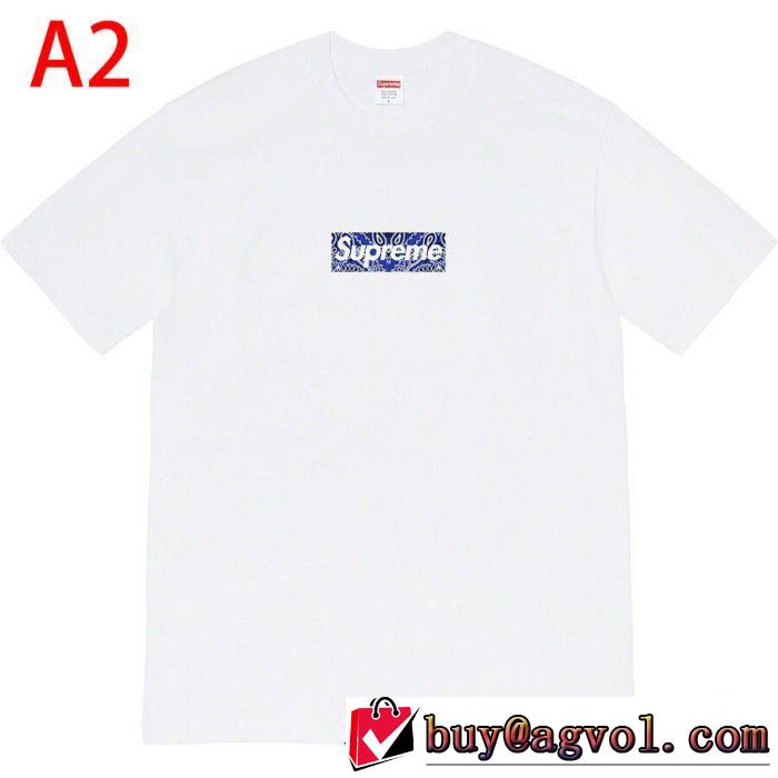 トレンド最先端のアイテム 多色可選  Tシャツ/半袖 Supreme 19FW Bandana Box Logo Tee 20SS☆送料込