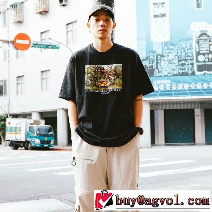 20新作です 半袖Tシャツ 2色可選 ストリート界隈でも人気 シュプリーム SUPREME デザインお洒落