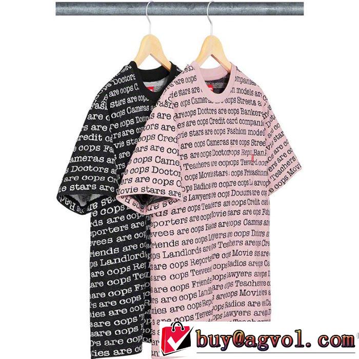 半袖Tシャツ 今回注目する シュプリーム 2色可選 2年以上連続１位獲得 SUPREME VIP価格SALE