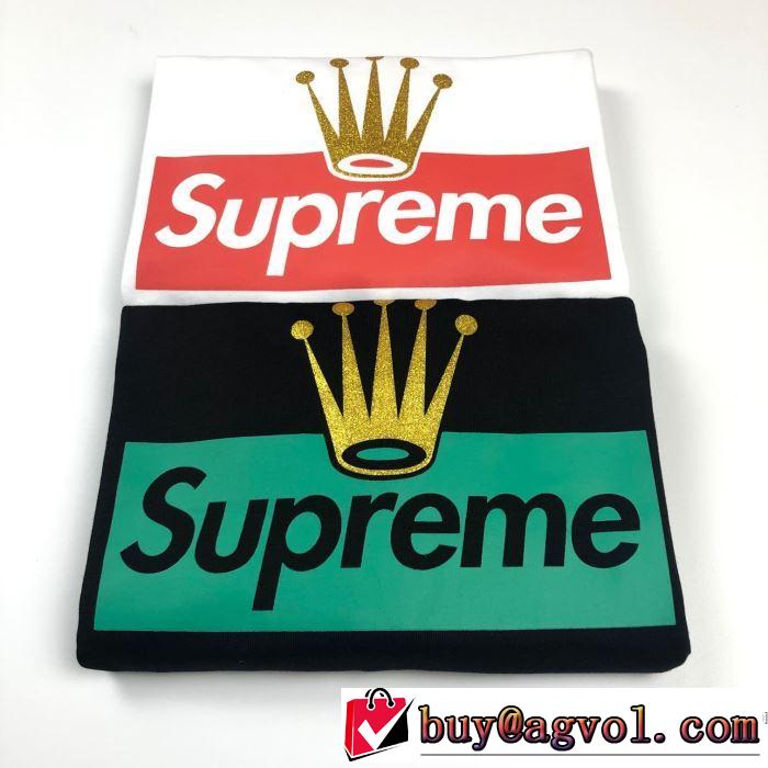 シンプルなファッション 2色可選 半袖Tシャツ この時期の一番人気は シュプリーム SUPREME