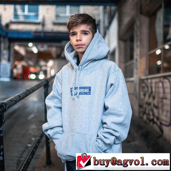 お値段もお求めやすい 多色可選 パーカー SUPREME Bandana Box Logo Hooded Sweatshirt 2020年春夏コレクション