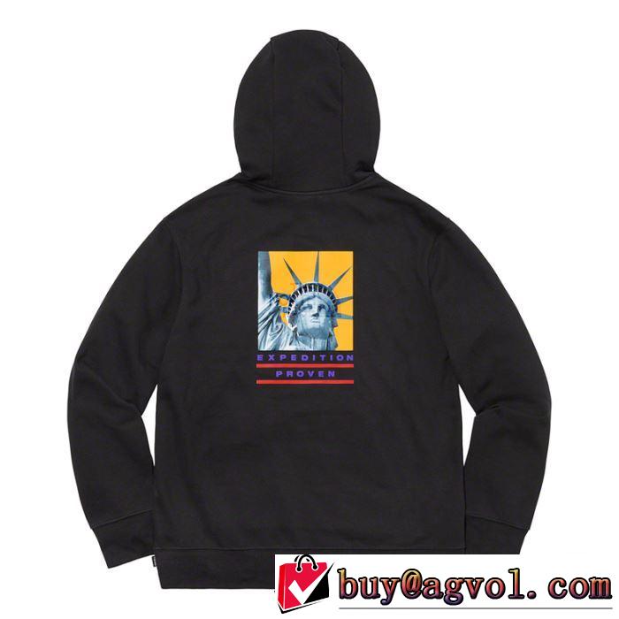 おしゃれに大人の必見 2色可選  Supreme 19FW TNF Statue of Liberty Hooded パーカー