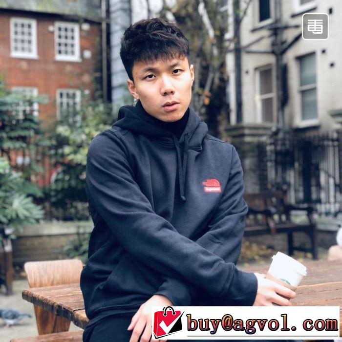 おしゃれに大人の必見 2色可選  Supreme 19FW TNF Statue of Liberty Hooded パーカー