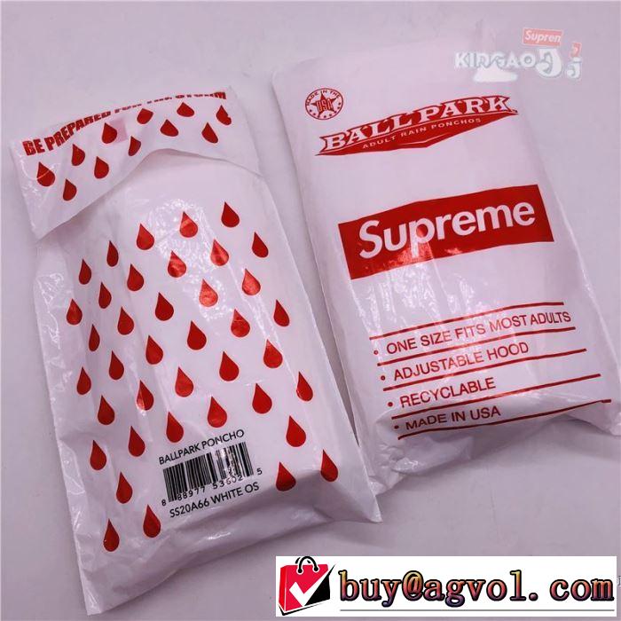 通勤通学どちらでも使え レインコート 手頃価格でカブり知らず シュプリーム SUPREME