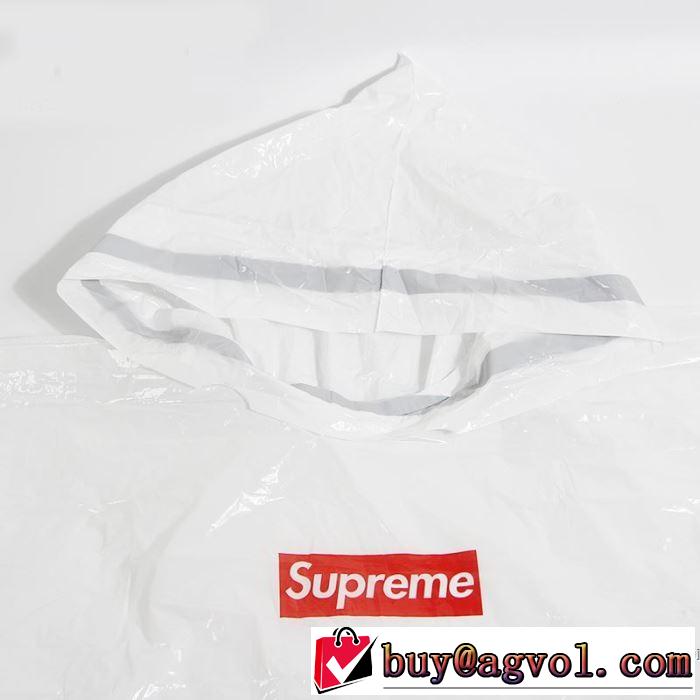 通勤通学どちらでも使え レインコート 手頃価格でカブり知らず シュプリーム SUPREME
