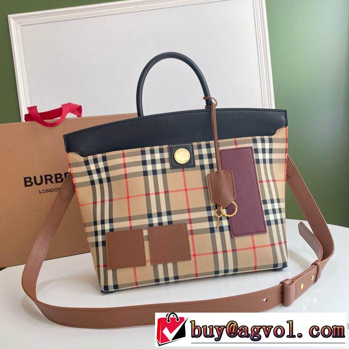 レディースバッグ 普段見ないデザインばかり バーバリー大人気柄  BURBERRY 価格帯が低い