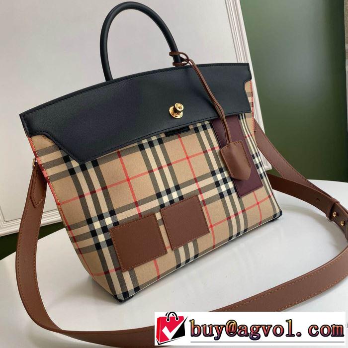 レディースバッグ 普段見ないデザインばかり バーバリー大人気柄  BURBERRY 価格帯が低い