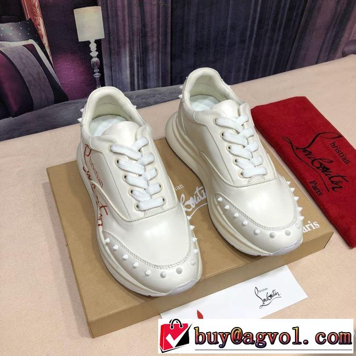 2色可選 クリスチャンルブタン手頃価格でカブり知らず  Christian Louboutin 素敵なアイテム ランニングシューズ