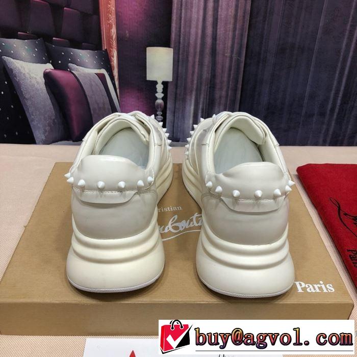 2色可選 クリスチャンルブタン手頃価格でカブり知らず  Christian Louboutin 素敵なアイテム ランニングシューズ