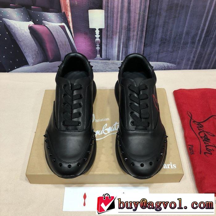 2色可選 クリスチャンルブタン手頃価格でカブり知らず  Christian Louboutin 素敵なアイテム ランニングシューズ