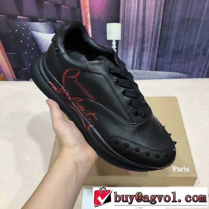 2色可選 クリスチャンルブタン手頃価格でカブり知らず  Christian Louboutin 素敵なアイテム ランニングシューズ