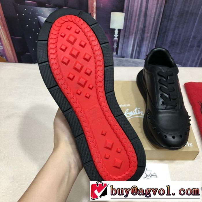 2色可選 クリスチャンルブタン手頃価格でカブり知らず  Christian Louboutin 素敵なアイテム ランニングシューズ