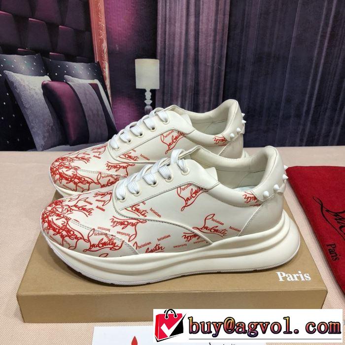 ランニングシューズ 2色可選 通勤通学どちらでも使え クリスチャンルブタン Christian Louboutin 万能に使える