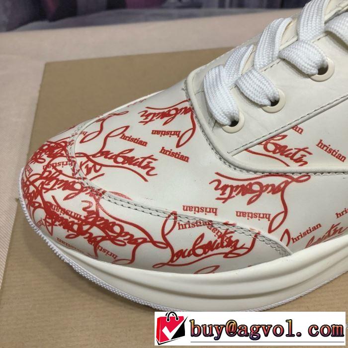ランニングシューズ 2色可選 通勤通学どちらでも使え クリスチャンルブタン Christian Louboutin 万能に使える