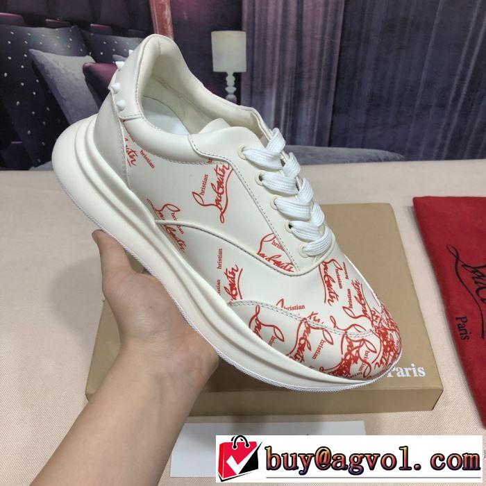 ランニングシューズ 2色可選 通勤通学どちらでも使え クリスチャンルブタン Christian Louboutin 万能に使える
