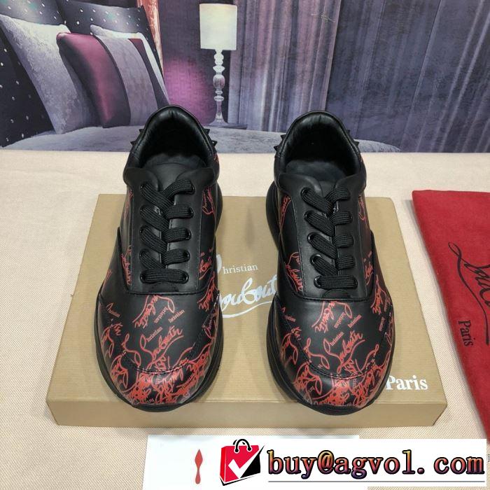 ランニングシューズ 2色可選 通勤通学どちらでも使え クリスチャンルブタン Christian Louboutin 万能に使える