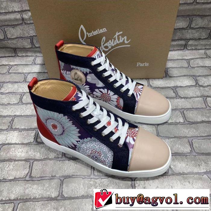 2020モデル ランニングシューズ シンプルなファッション クリスチャンルブタン ストリート感あふれ Christian Louboutin