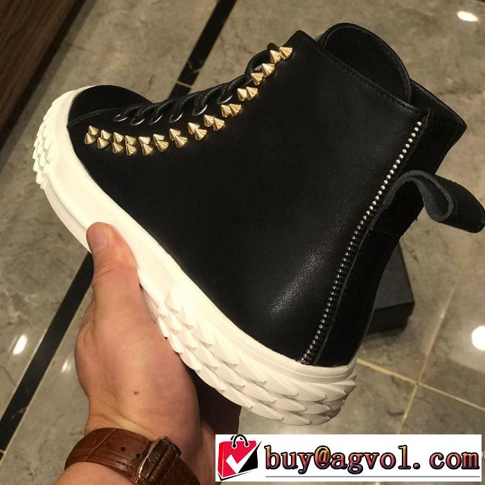 人気ランキング最高 2色可選 GIUSEPPE ZANOTTI 新作が見逃せない ジュゼッペ ザノッティ  ランニングシューズ