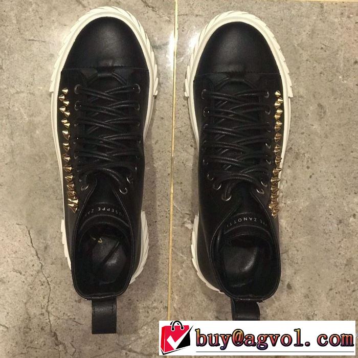 人気ランキング最高 2色可選 GIUSEPPE ZANOTTI 新作が見逃せない ジュゼッペ ザノッティ  ランニングシューズ