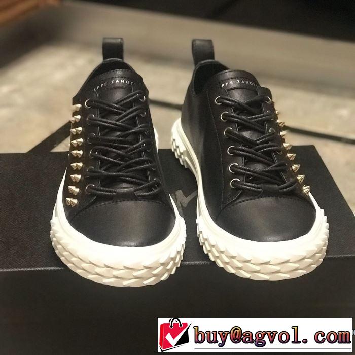 2色可選 有名ブランドです ジュゼッペ ザノッティ GIUSEPPE ZANOTTI着こなしを楽しむ  ランニングシューズ