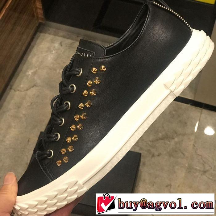2色可選 有名ブランドです ジュゼッペ ザノッティ GIUSEPPE ZANOTTI着こなしを楽しむ  ランニングシューズ