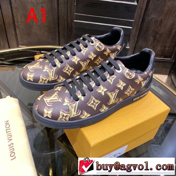 シンプルなファッション スニーカー 3色可選 この時期の一番人気は ルイ ヴィトン LOUIS VUITTON