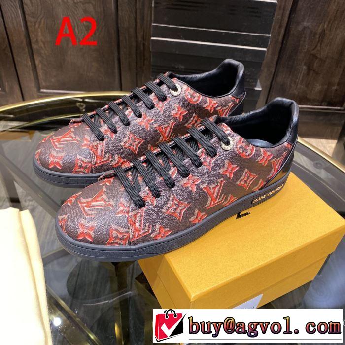 シンプルなファッション スニーカー 3色可選 この時期の一番人気は ルイ ヴィトン LOUIS VUITTON