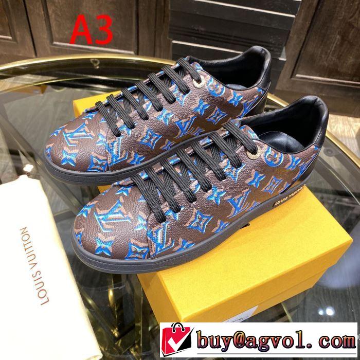 シンプルなファッション スニーカー 3色可選 この時期の一番人気は ルイ ヴィトン LOUIS VUITTON