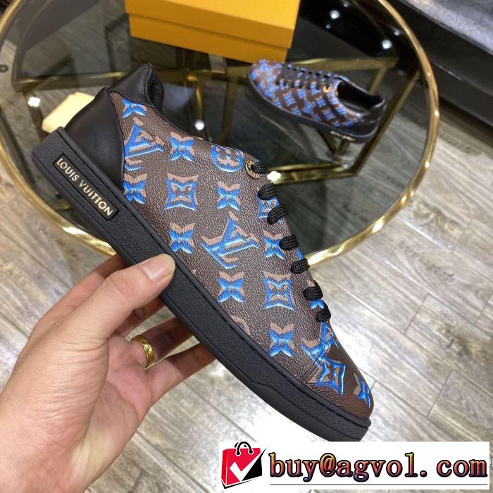 シンプルなファッション スニーカー 3色可選 この時期の一番人気は ルイ ヴィトン LOUIS VUITTON