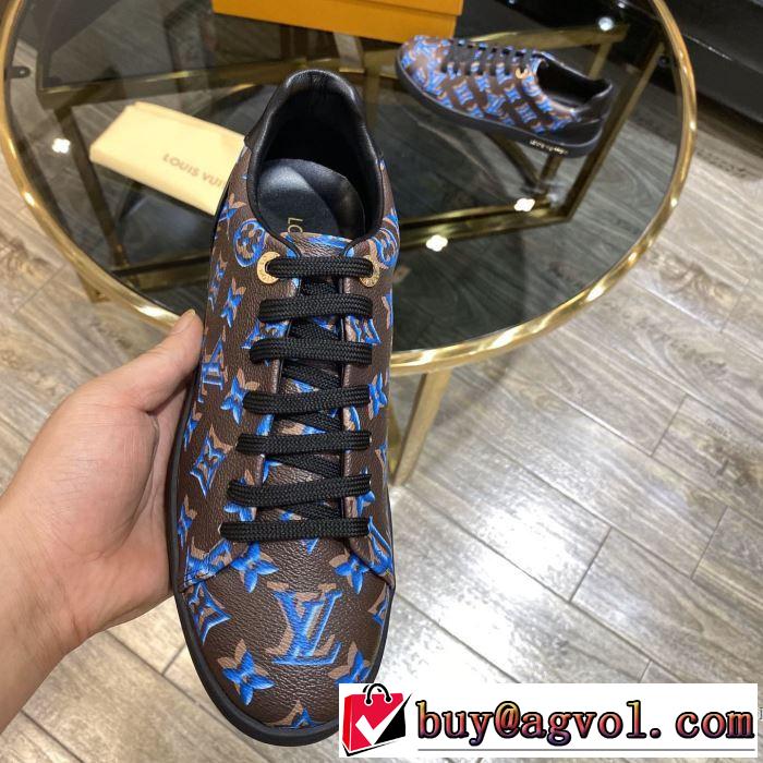 シンプルなファッション スニーカー 3色可選 この時期の一番人気は ルイ ヴィトン LOUIS VUITTON
