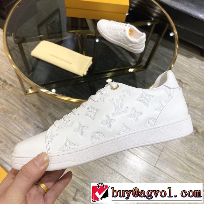 安心安全人気通販 スニーカー2色可選  普段使いにも最適なアイテム ルイ ヴィトン LOUIS VUITTON