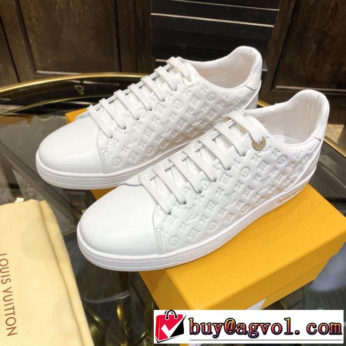 LOUIS VUITTON ストリート界隈でも人気 ルイ ヴィトン2色可選  20新作です スニーカー デザインお洒落