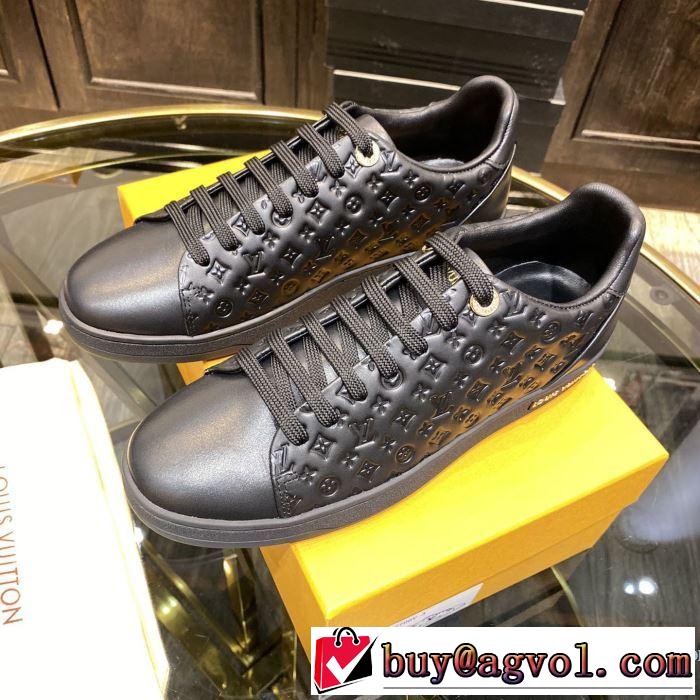LOUIS VUITTON ストリート界隈でも人気 ルイ ヴィトン2色可選  20新作です スニーカー デザインお洒落