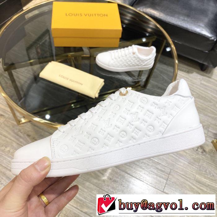 LOUIS VUITTON ストリート界隈でも人気 ルイ ヴィトン2色可選  20新作です スニーカー デザインお洒落