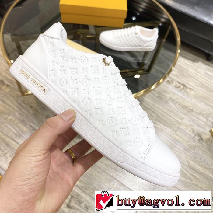 LOUIS VUITTON ストリート界隈でも人気 ルイ ヴィトン2色可選  20新作です スニーカー デザインお洒落
