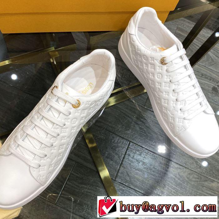LOUIS VUITTON ストリート界隈でも人気 ルイ ヴィトン2色可選  20新作です スニーカー デザインお洒落