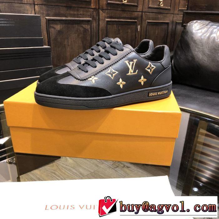 ルイ ヴィトンファッショニスタを中心に新品が非常に人気 2色可選  LOUIS VUITTON 2020春新作 スニーカー