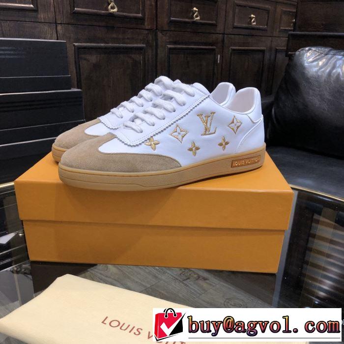 ルイ ヴィトンファッショニスタを中心に新品が非常に人気 2色可選  LOUIS VUITTON 2020春新作 スニーカー