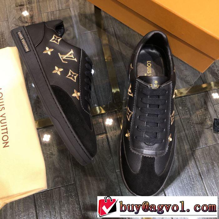 ルイ ヴィトンファッショニスタを中心に新品が非常に人気 2色可選  LOUIS VUITTON 2020春新作 スニーカー
